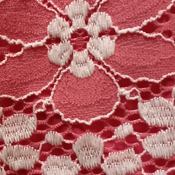 New Directions Pink and White Floral Dress - Picture 6 of 10